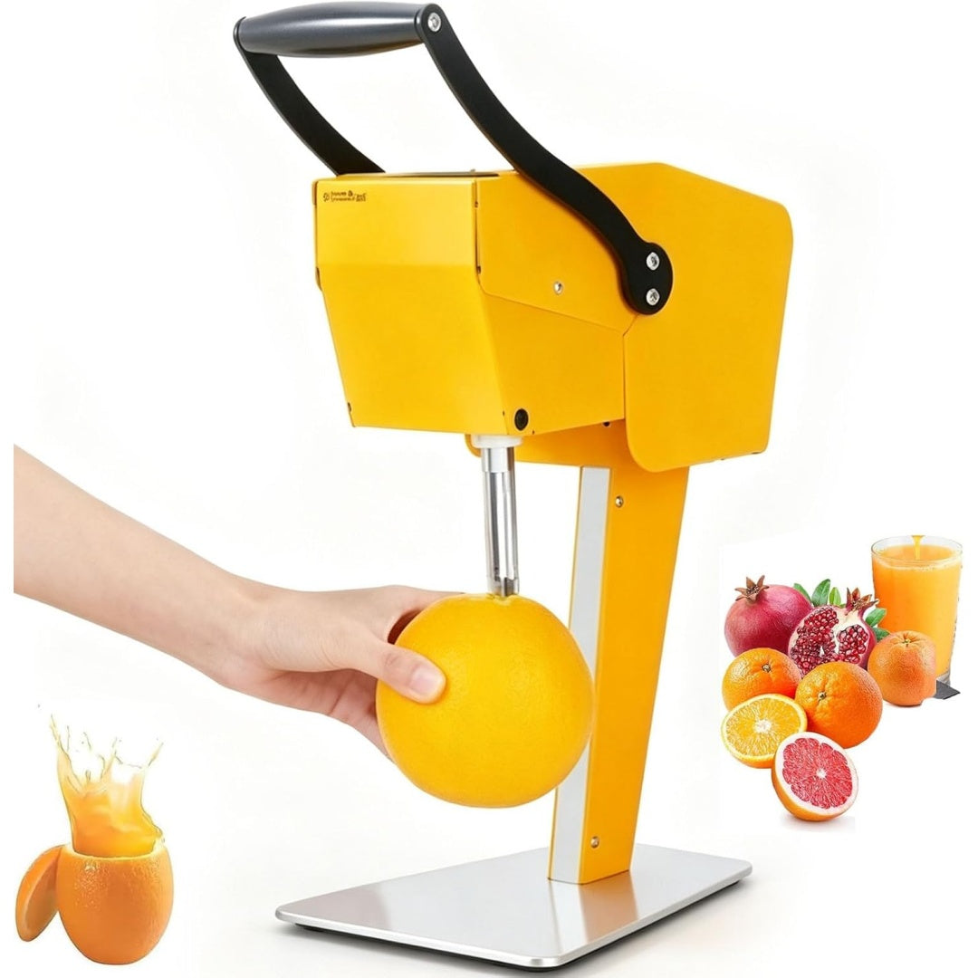 Preparazione del succo con un apparecchio dedicato di colore arancione