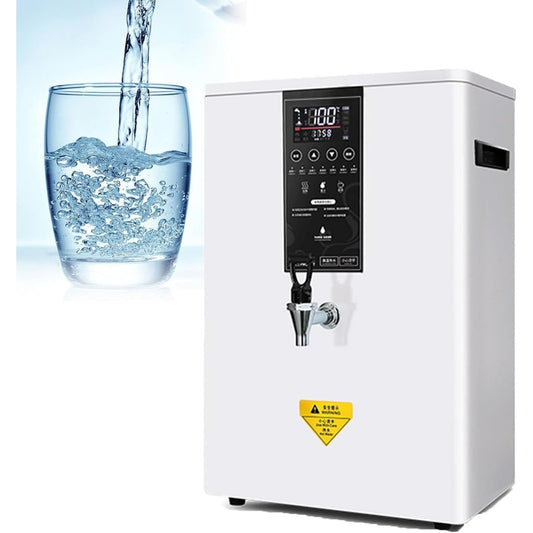 Acqua da servire attraverso un rubinetto con display di lettura e con indicatore del livello dell'acqua