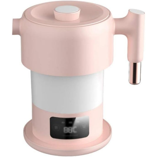 Una piccola caraffa elettrica per le bevande con capacita dichiarata di 0.6 litri e con struttura ripiegabile